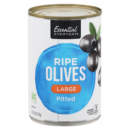Essential Everyday Large Pitted Ripe Olives 6 oz