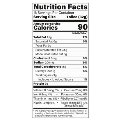 Beefsteak No Seeds Rye Bread, 18 oz
