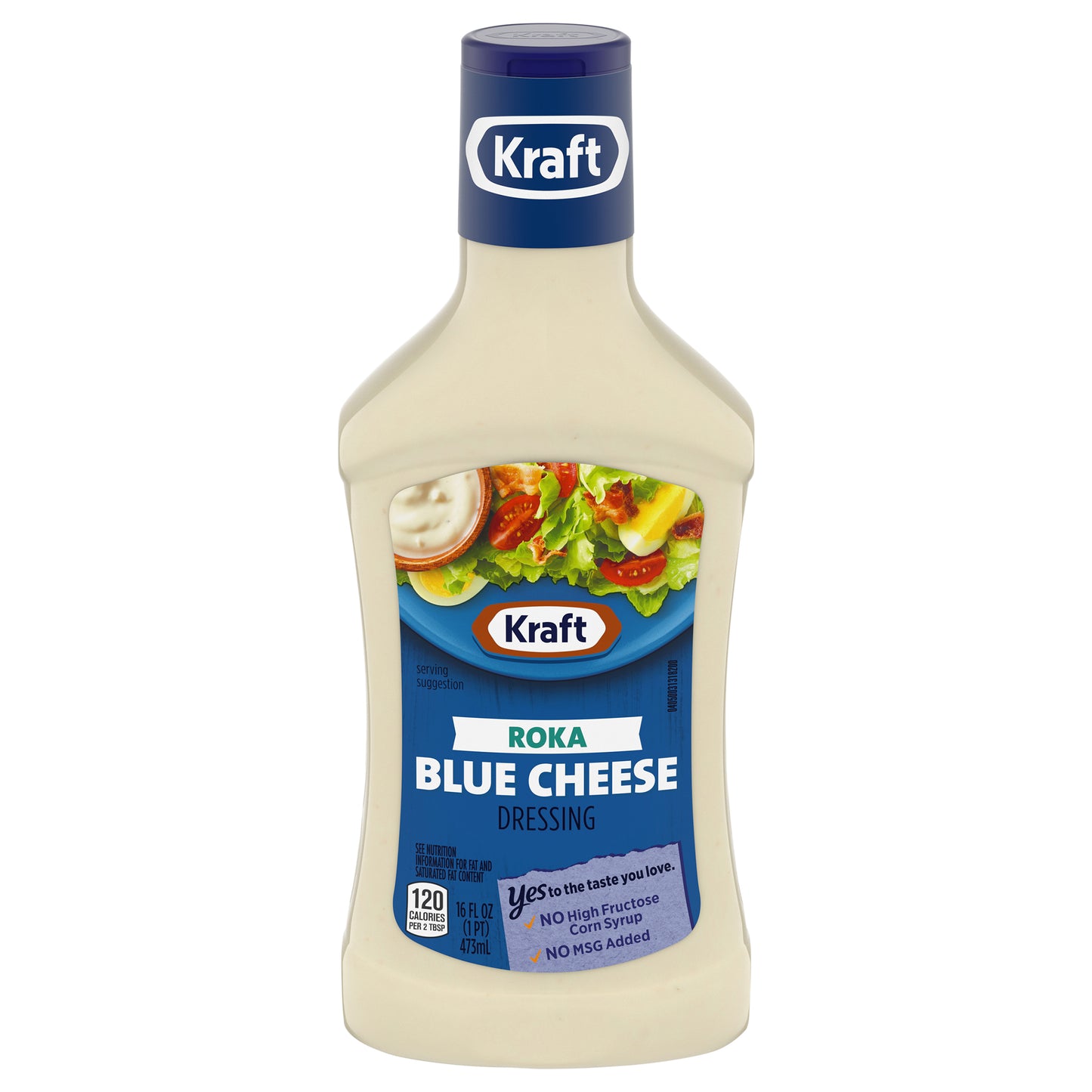 Kraft Roka Blue Cheese Salad Dressing, 16 fl oz Bottle