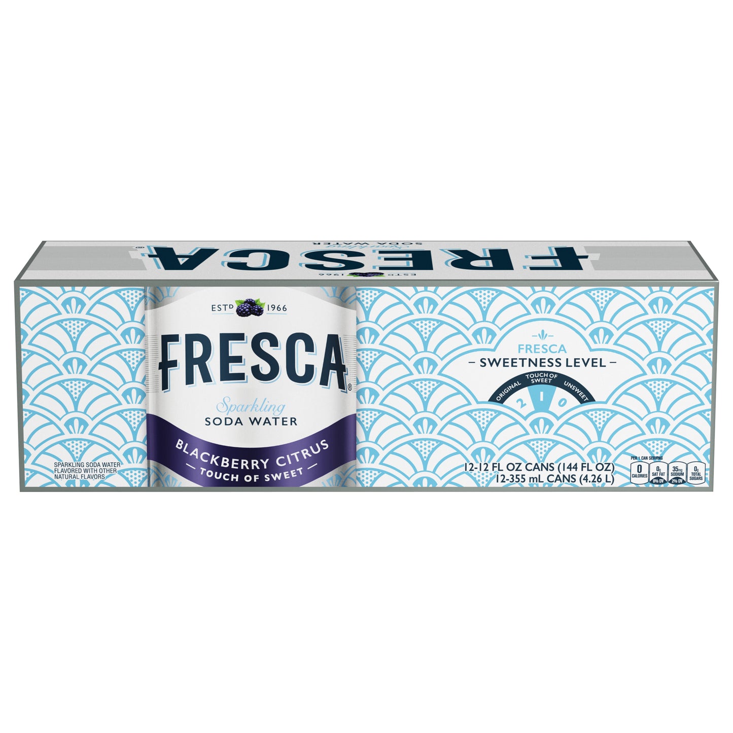Fresca Blackberry Citrus Fridge Pack Cans, 12 fl oz, 12 Pack