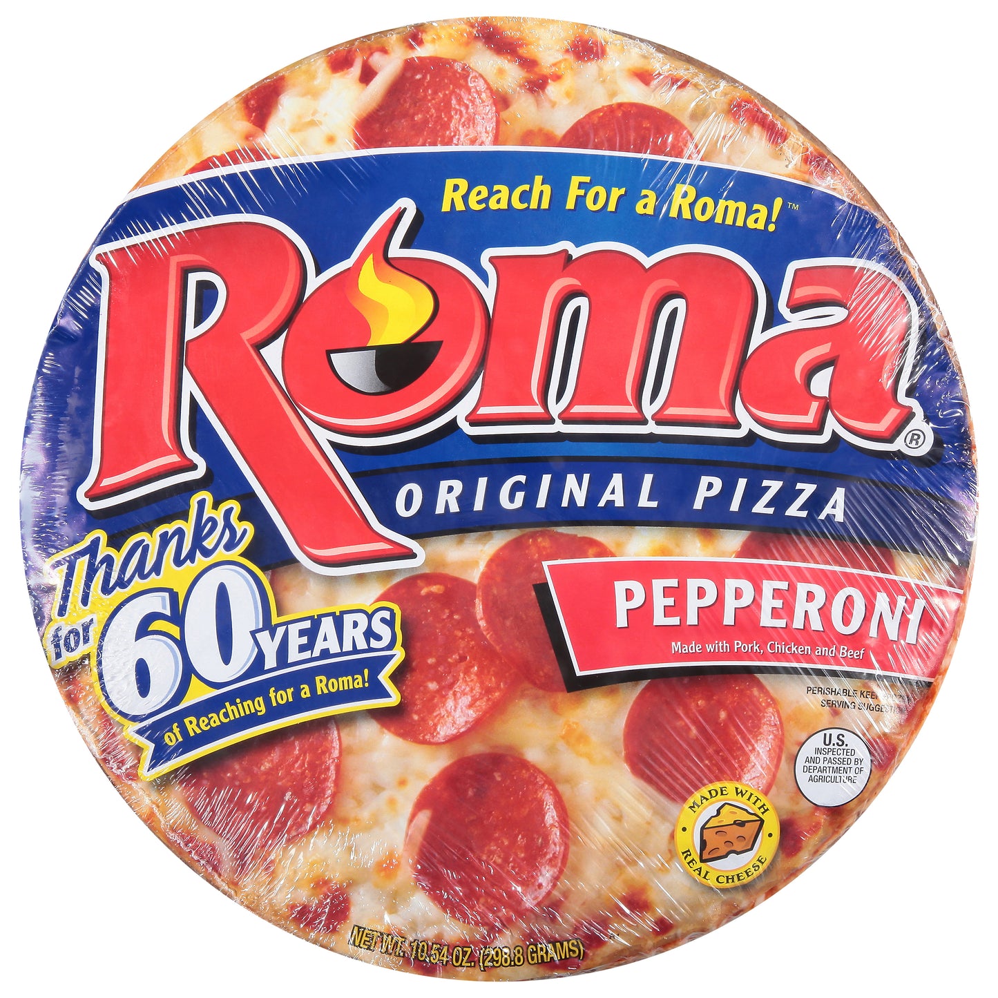 Roma Original Pepperoni Pizza 10.54 oz