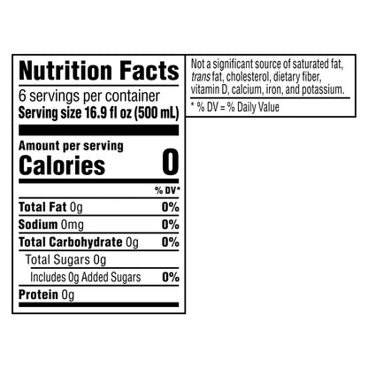 Pure Leaf No Sugar Unsweetened Brewed Tea 6 - 16.9 fl oz Bottles