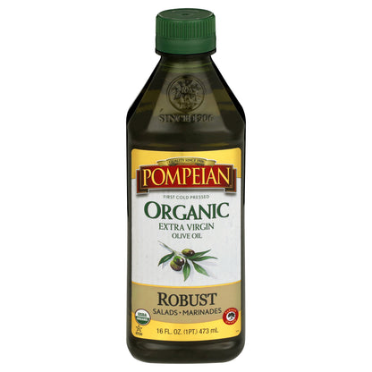 16 oz Pompeian Organic Robust Extra Virgin Olive Oil
