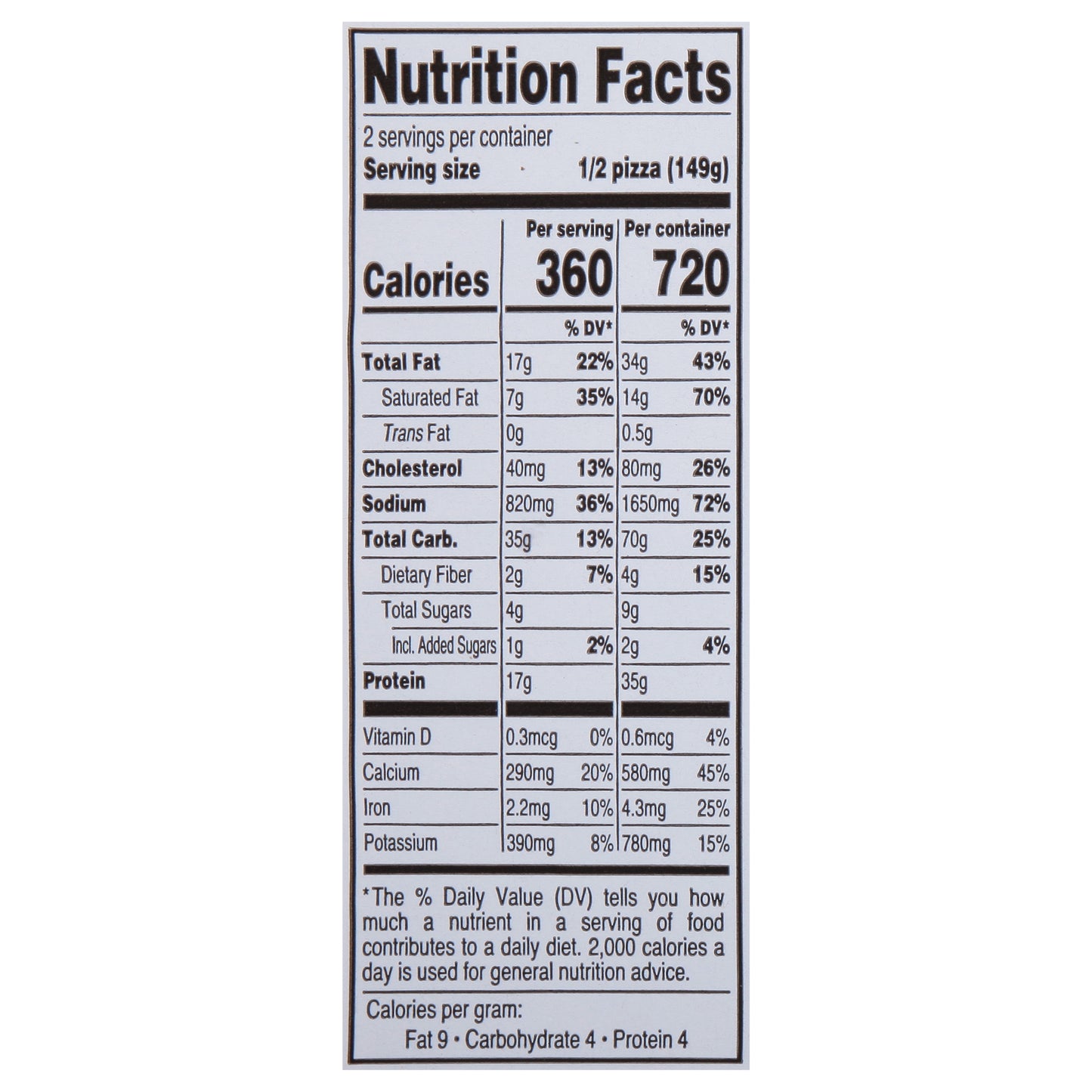 Roma Original Pepperoni Pizza 10.54 oz