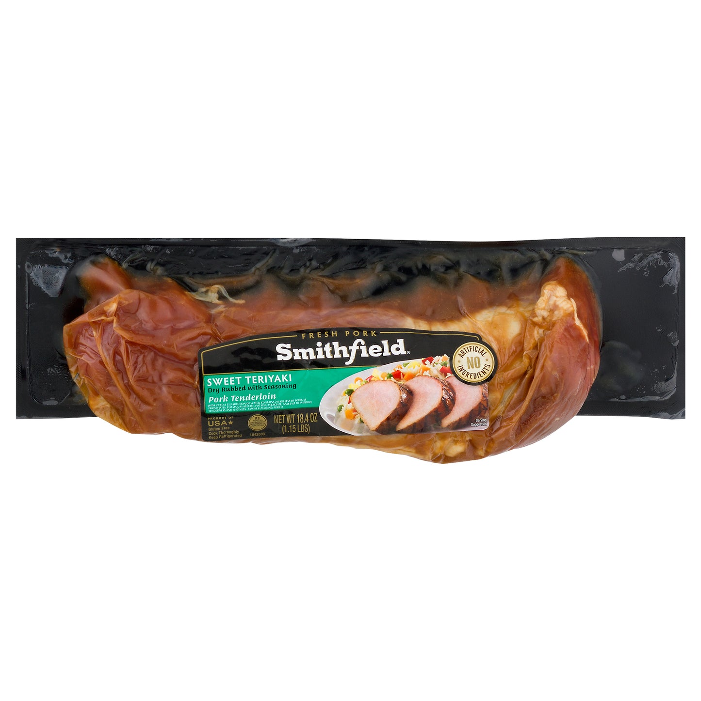 Smithfield Marinated Teriyaki Fresh Pork Tenderloin, 1.15 lb