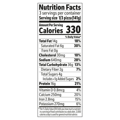 Jack's Original Thin Crust Sausage Frozen Pizza 14.902 oz.