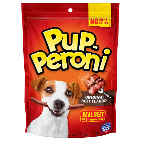 Pup-Peroni Original Beef Flavor Dog Treats, 5.6oz Bag
