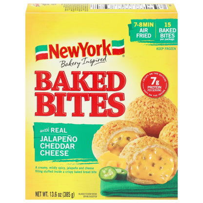 New York Baked Bites with Real Jalapeno Cheddar Cheese 15 Each