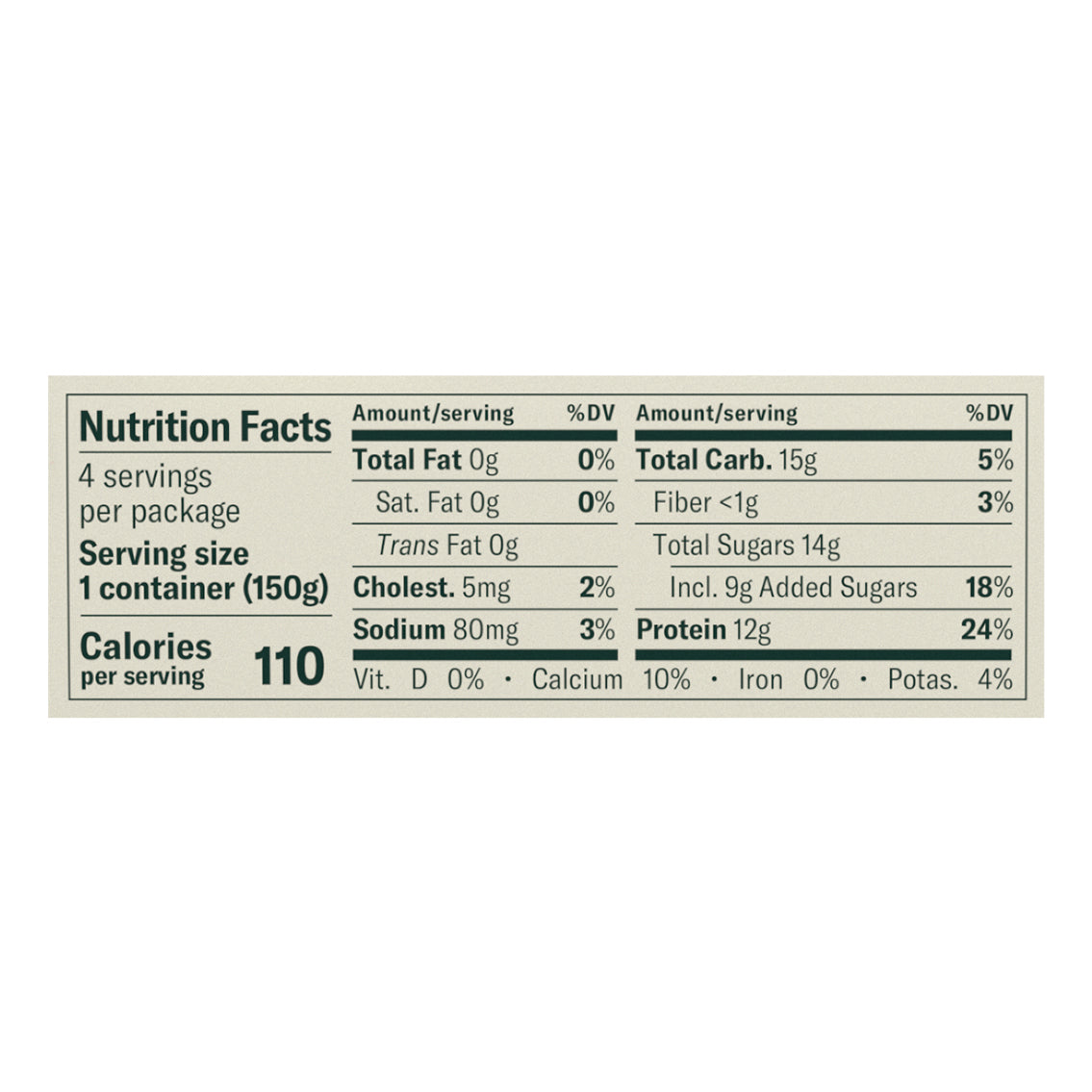 Chobani Nonfat Greek Raspberry on the Bottom Yogurt Value Pack 4 - 5.3 oz Cups