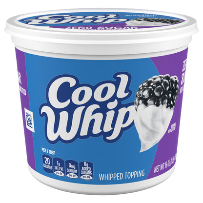 Cool Whip Zero Sugar Whipped Topping, 16 oz Tub