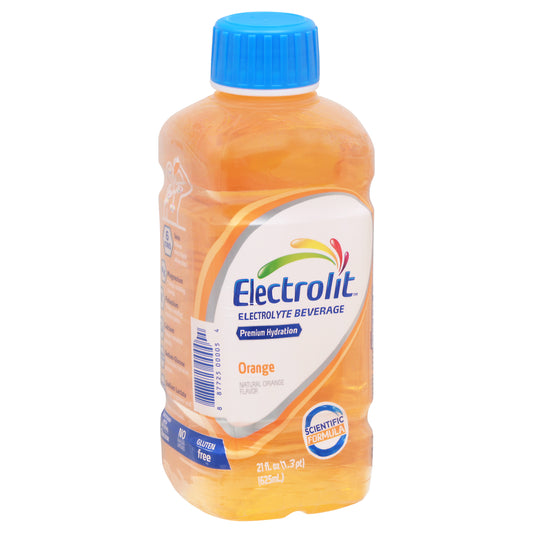 Electrolit Premium Hydration Orange Electrolyte Beverage 21 fl oz Bottle