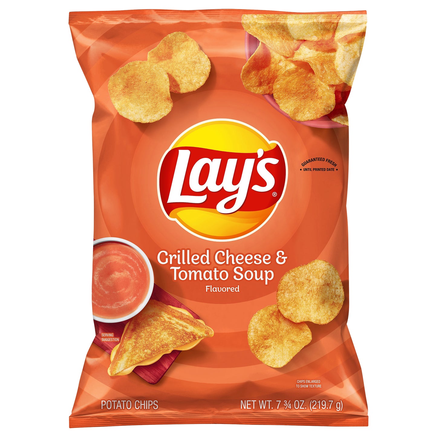 Lay's Grilled Cheese & Tomato Soup Flavored Potato Chips 7.75 oz