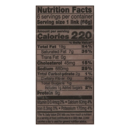 Johnsonville Double Cheddar Smoked Sausage 14 oz