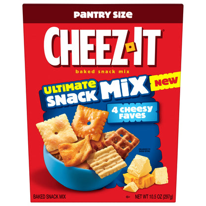Cheez-It Ultimate Snack Mix, Salty Snacks, Pantry Size, 10.5oz Box (1 Box)
