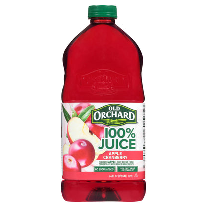 Old Orchard 100% Apple Cranberry Juice 64 fl. oz. Bottle
