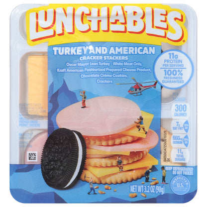 Lunchables Turkey and American Cracker Stackers 3.2 oz