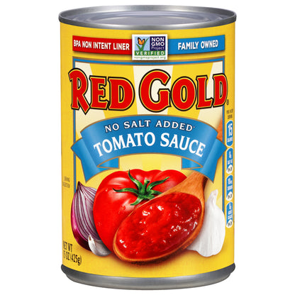 Red Gold No Salt Added Tomato Sauce 15 oz