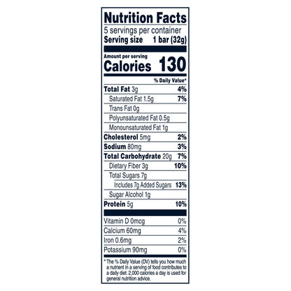 Quaker Chewy Protein Granola Bars Caramel Chocolate Chip, 5.6 Oz