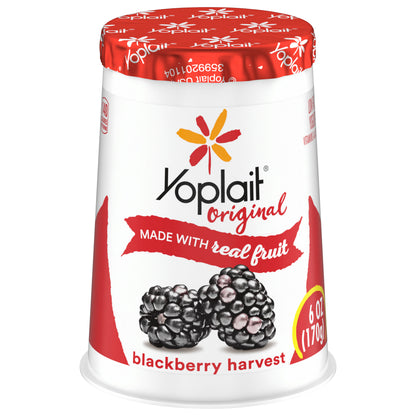 Yoplait Original Blackberry Harvest Low Fat Yogurt, 6 OZ Yogurt Cup