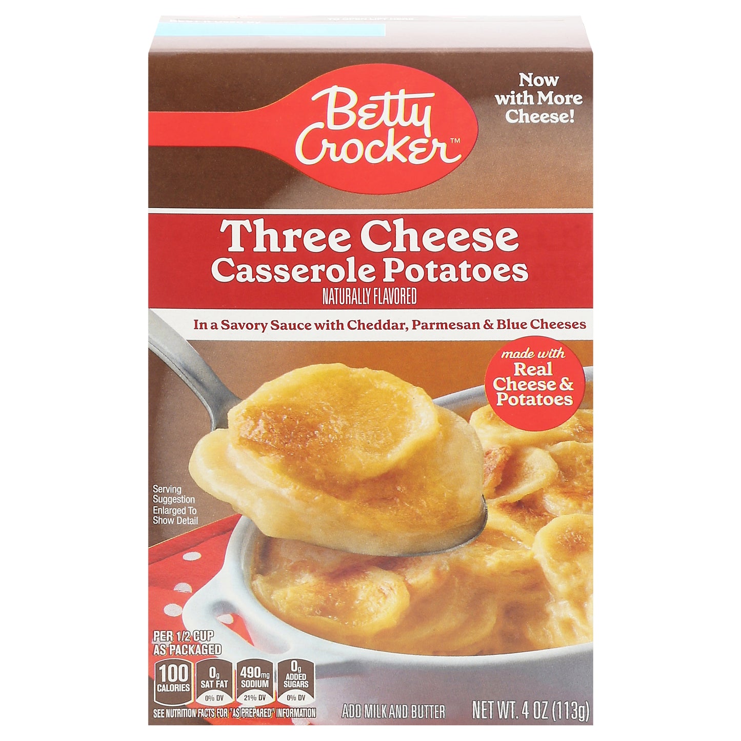 Betty Crocker Three Cheese Casserole Potatoes 4 oz