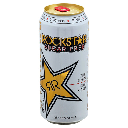 Rockstar Energy Drink 16 oz - ROCKSTAR SUGARFREE ZERO SUGAR