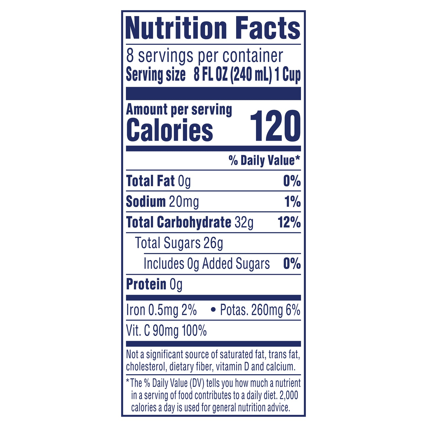 Ocean Spray 64oz 100% Cranberry Pomegranate