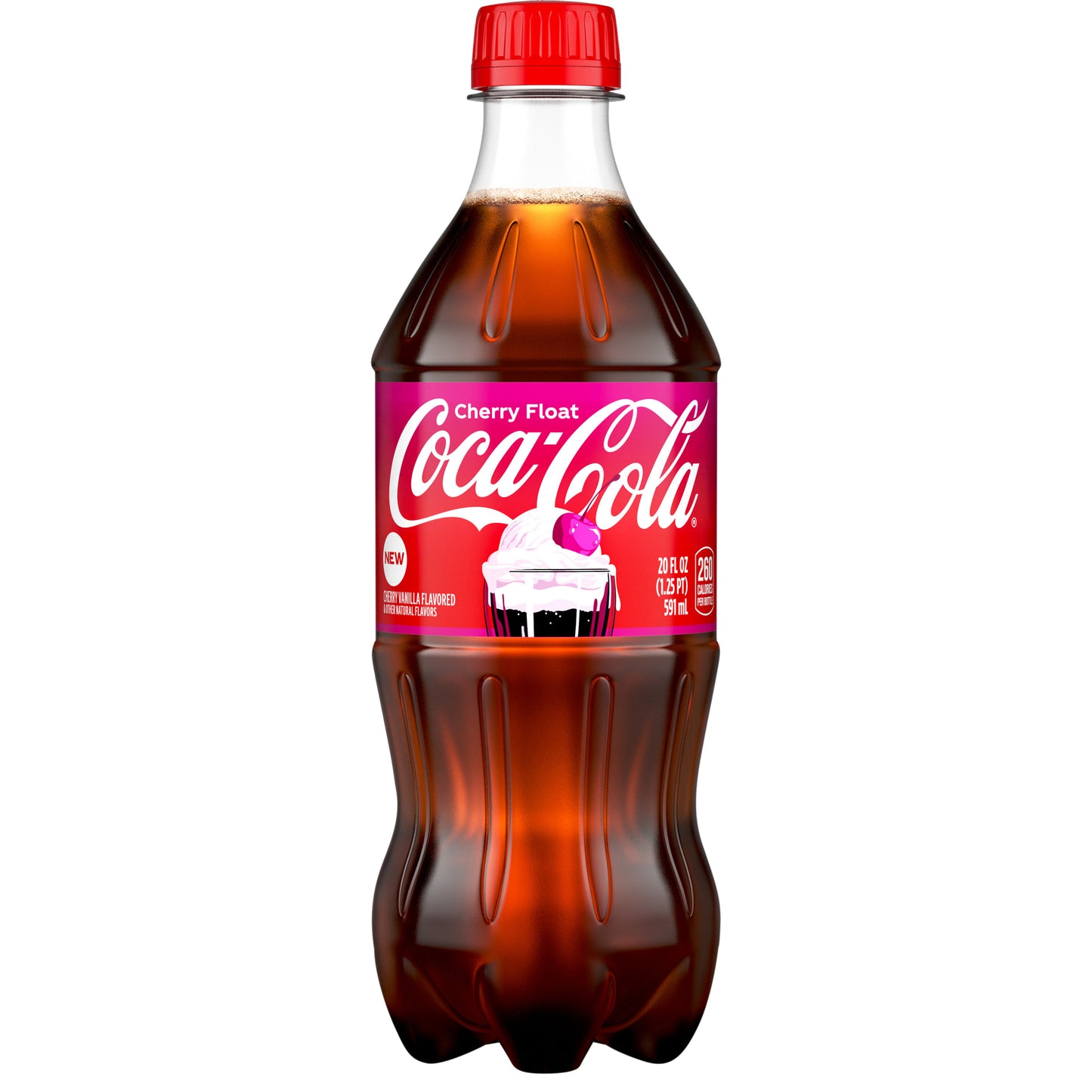 Coca-Cola Cherry Float Bottle, 20 fl oz