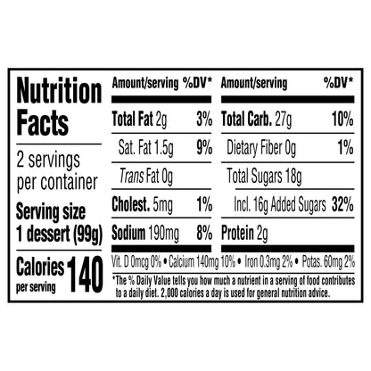 Jell-O Birthday Cake Flavored Pudding with Cookie Crumbles and Sprinkles, 2 Refrigerated Desserts, for Quick and Easy Snacking, Artificially Flavored, 7 oz