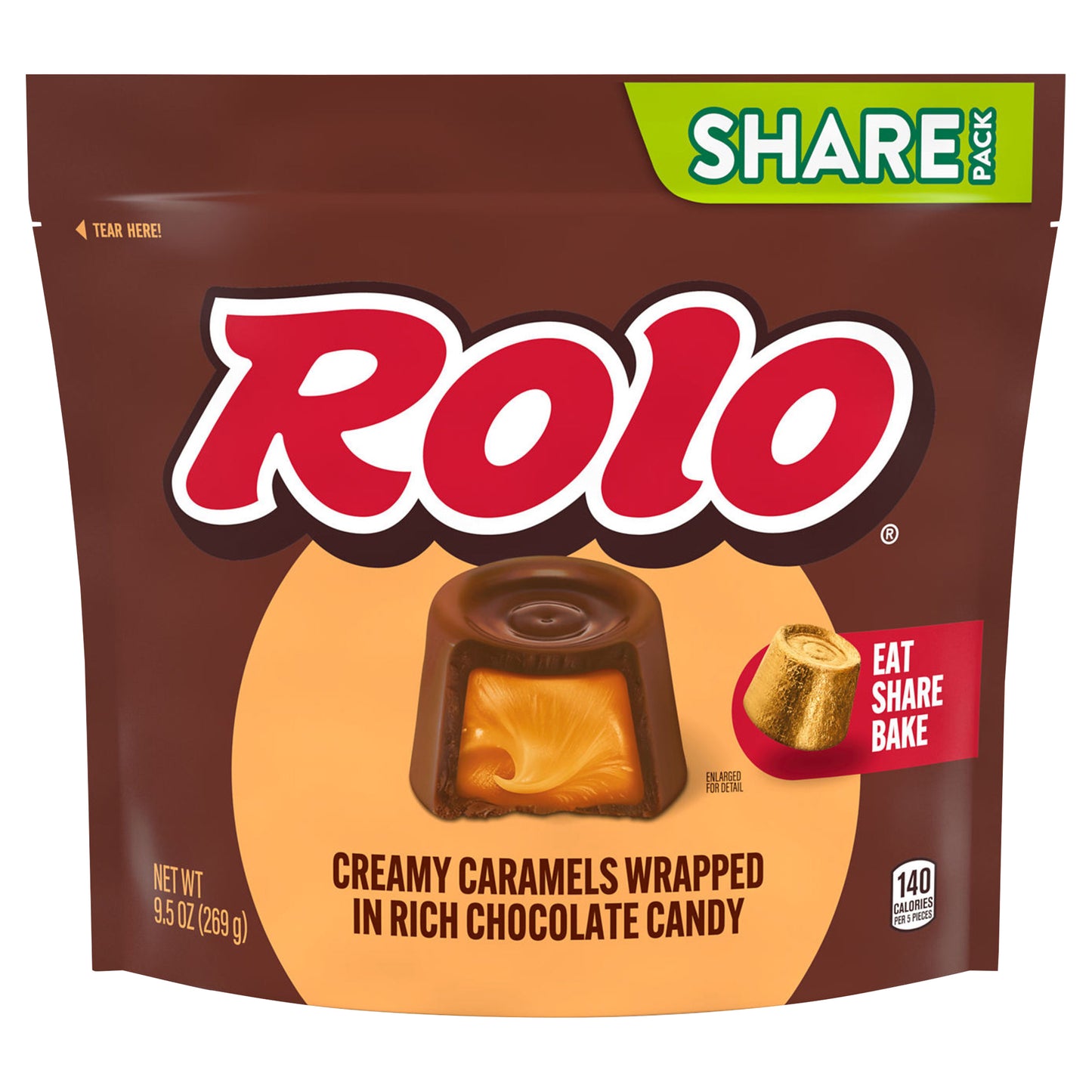 ROLO® Rich Chocolate Caramels Candy Share Pack, 9.5 oz