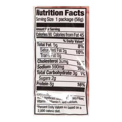 Buddig Honey Roasted Turkey 2 oz. Pack