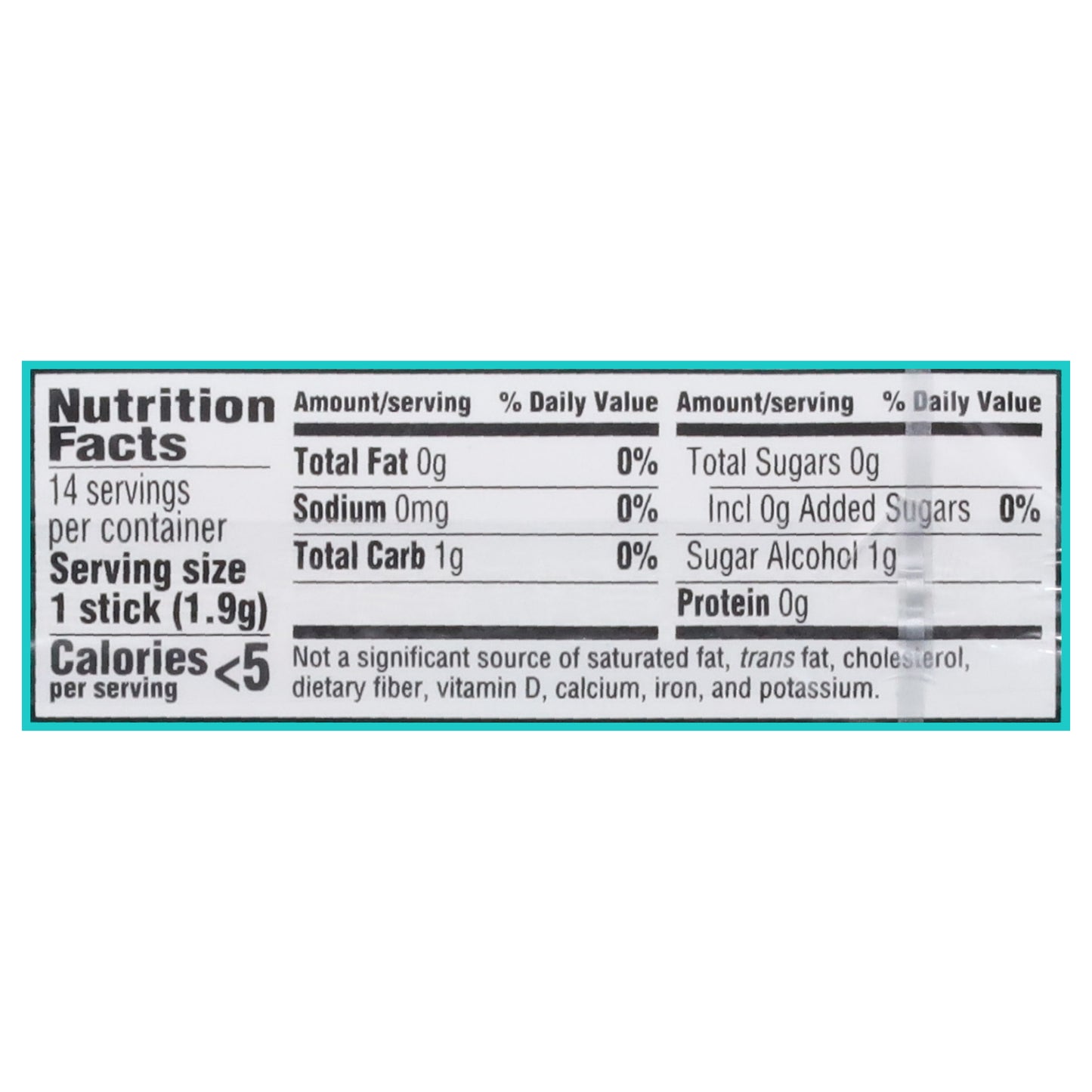 Trident Sugar Free Minty Sweet Twist Gum 14 ea