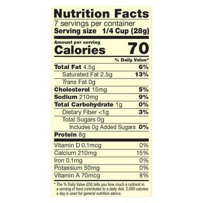 Sargento® Shredded Reduced Fat Mozzarella Natural Cheese, 7 oz.