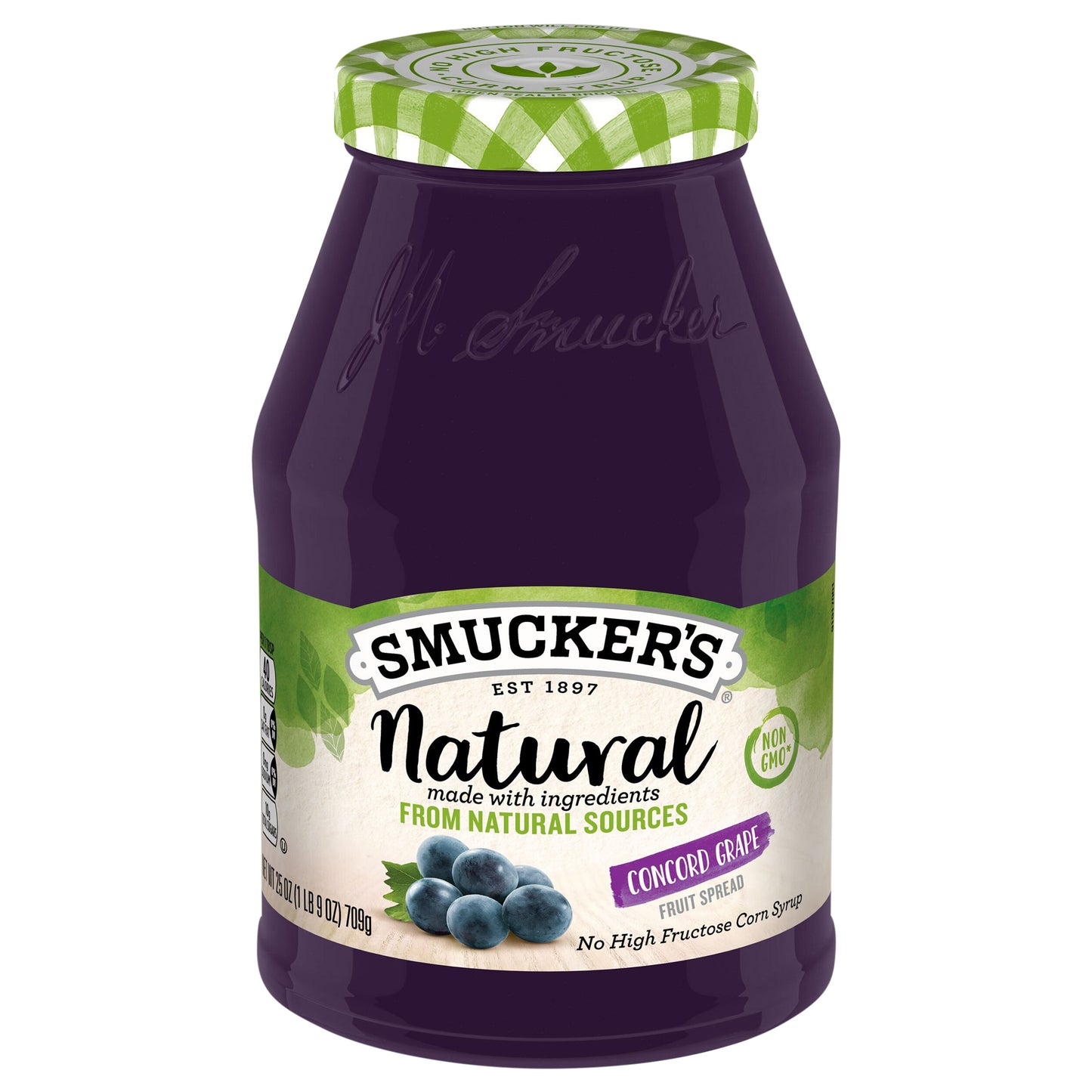Smucker's Natural Concord Grape Fruit Spread, 25 Ounces