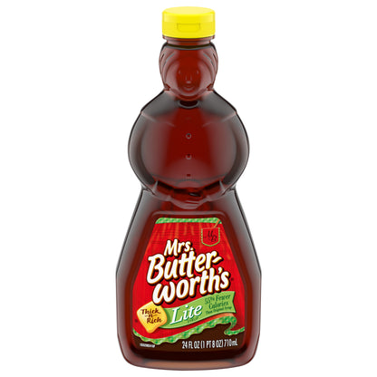 Mrs. Butterworth's Lite Thick and Rich Pancake Syrup, 24 oz.