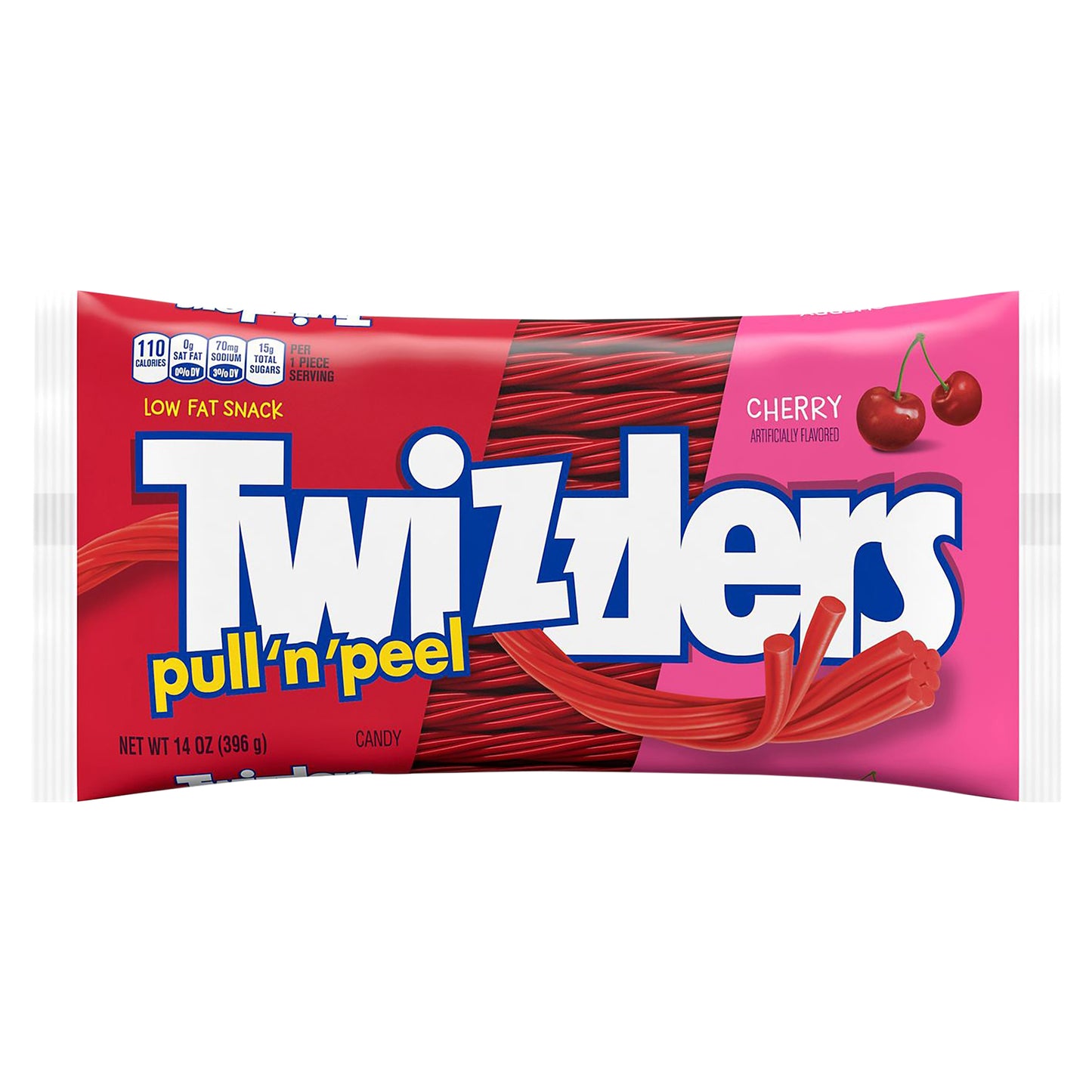 Twizzlers Pull N' Peel Cherry Candy 14 oz