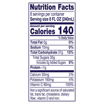 Welch's 100% Grape Juice, Concord Grape, 64 fl Oz Bottle