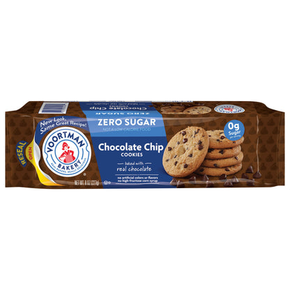 VOORTMAN Bakery Zero Sugar Chocolate Chip Cookies 8 oz