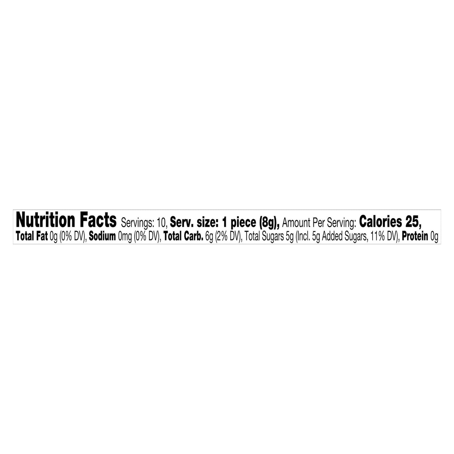BUBBLE YUM Original Chewy, Bubble Gum Pack, 2.82 oz (10 Pieces)