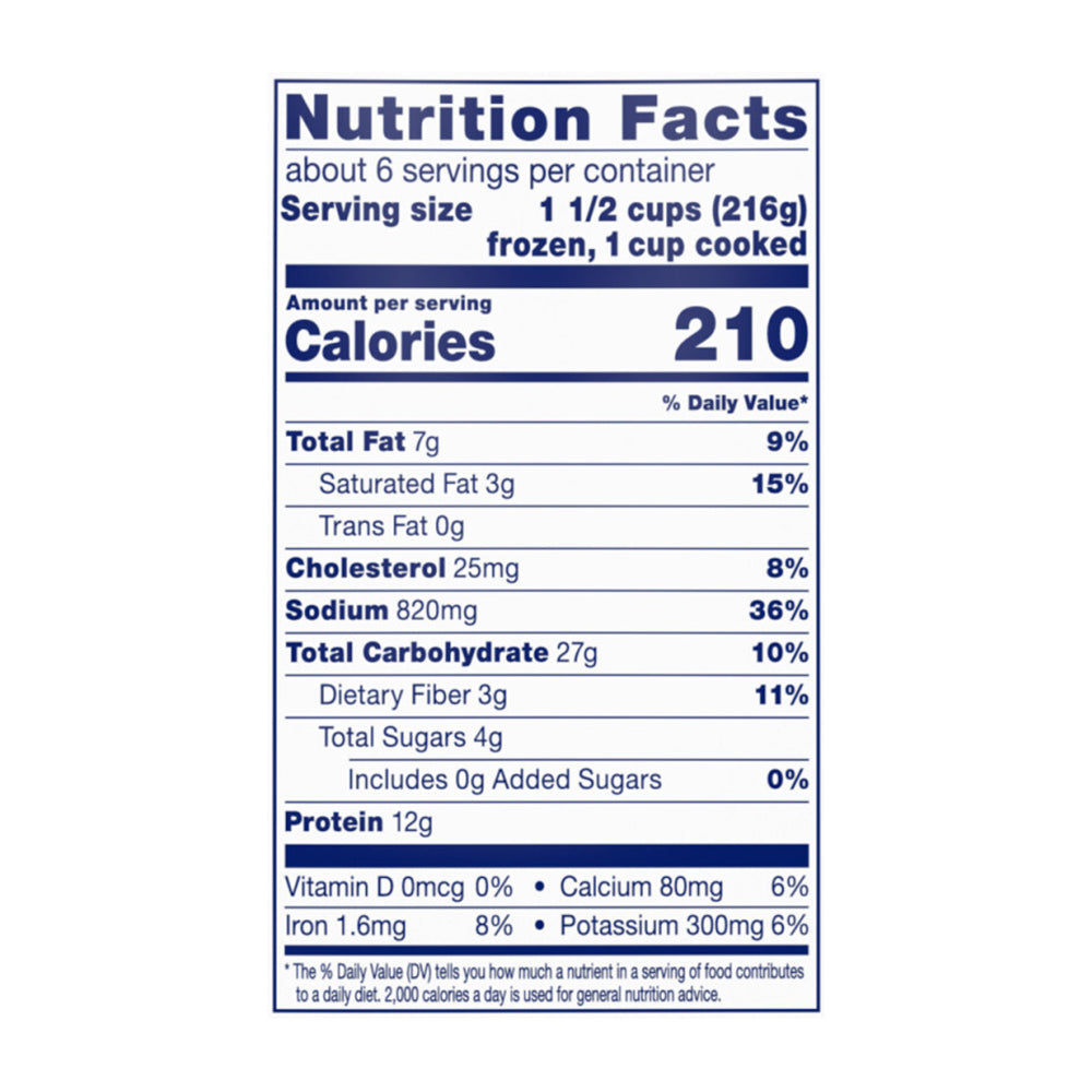 Birds Eye Voila! Family Size Alfredo Chicken Frozen Meal, 42 oz. Bag