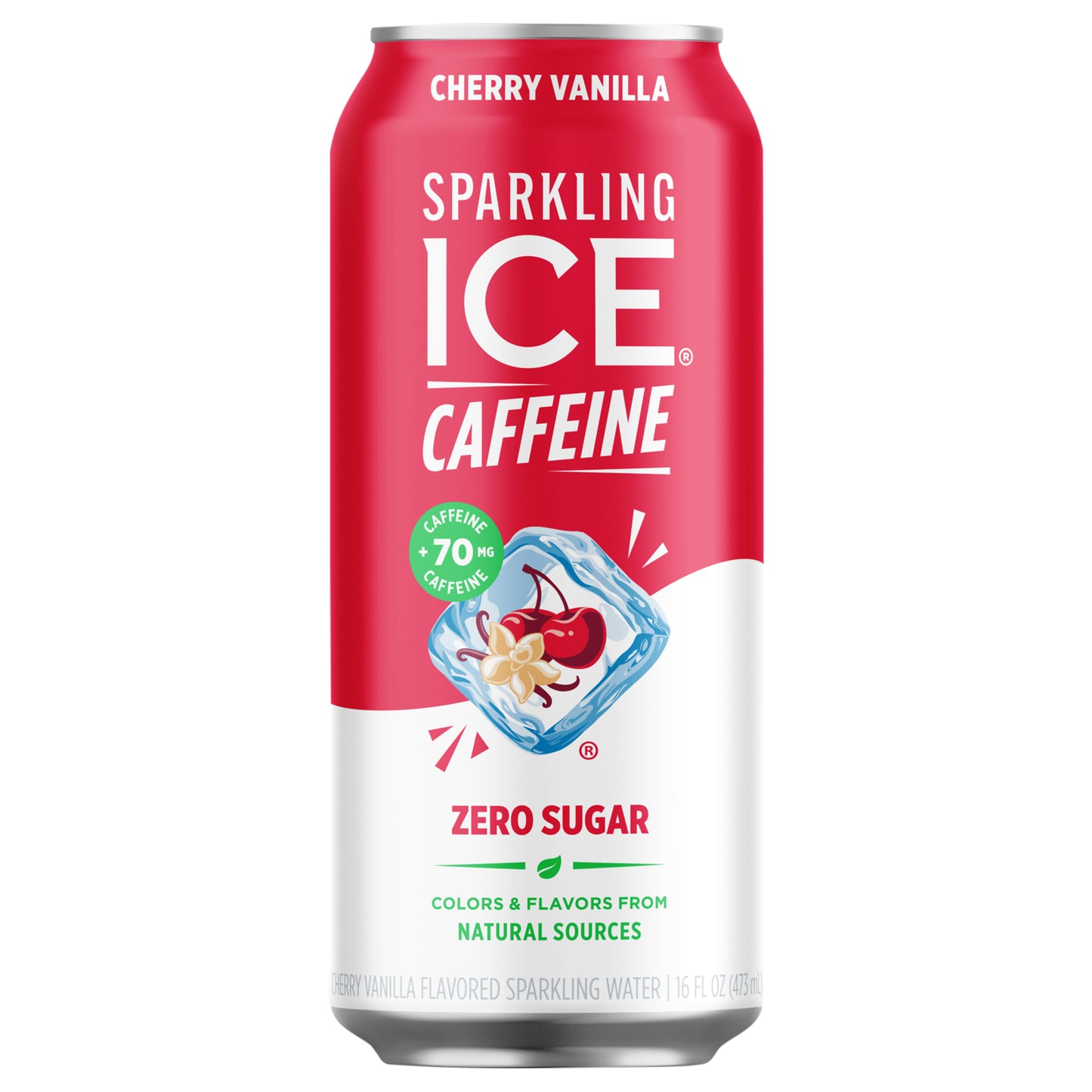 Sparkling Ice Caffeine Cherry Vanilla 16oz Cans
