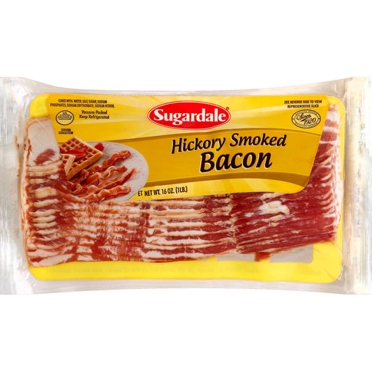 Sugardale Bacon 16 oz - Hickory Smoked Bacon