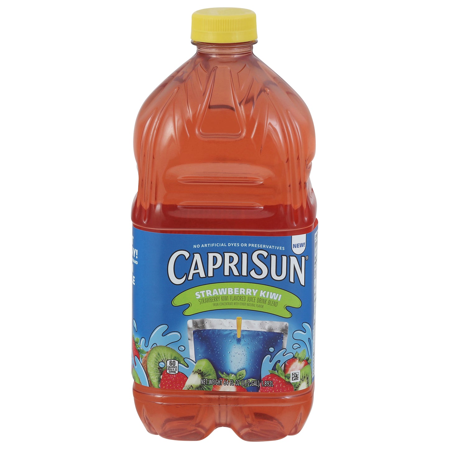 Capri Sun Strawberry Kiwi Flavored Juice Drink Blend 64 fl oz