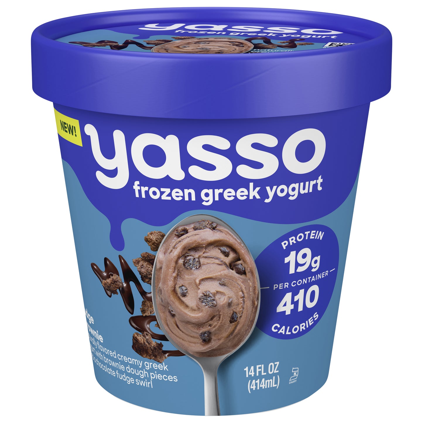 Yasso 14 fl oz Frozen Greek Yogurt Fudge Brownie