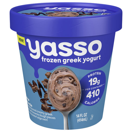 Yasso 14 fl oz Frozen Greek Yogurt Fudge Brownie