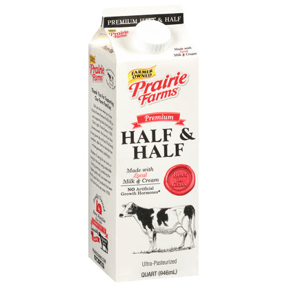 Prairie Farms Premium Half & Half 1 qt
