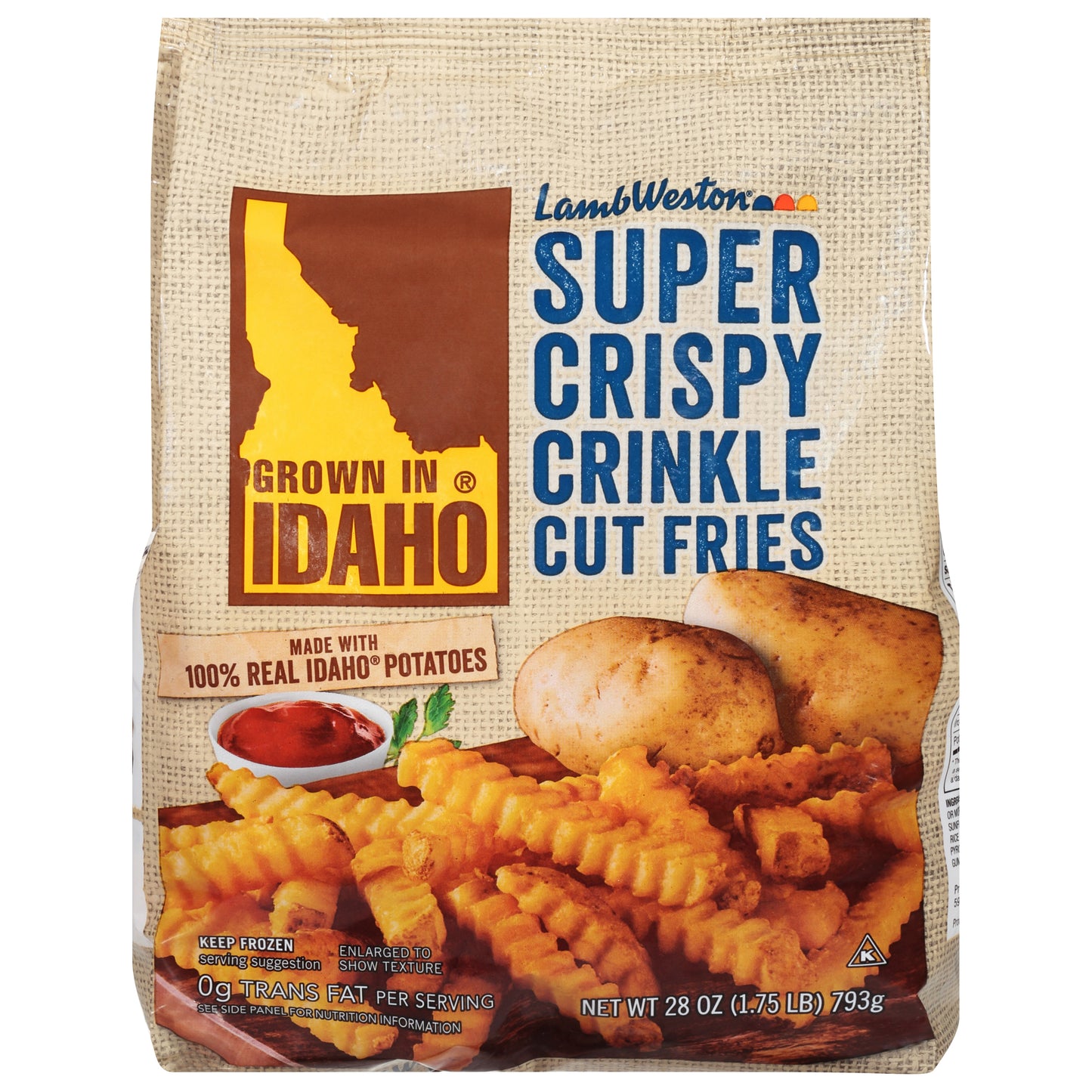 Lamb Weston Super Crispy Crinkle Fries 28 oz