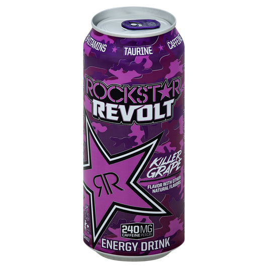 Rockstar Energy Drink 16 oz - Killer Grape