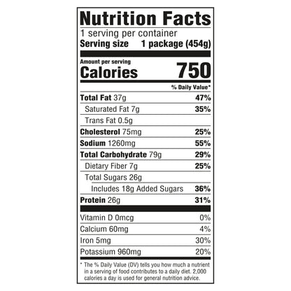 Hungry-Man Boneless Fried Chicken Frozen Meal, 16 oz.