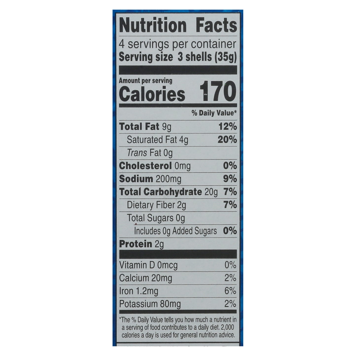 Ortega White Corn Taco Shells 4.9 oz