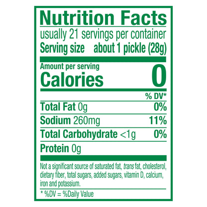 Milwaukee's Baby Kosher Dill Pickles, 32 oz.